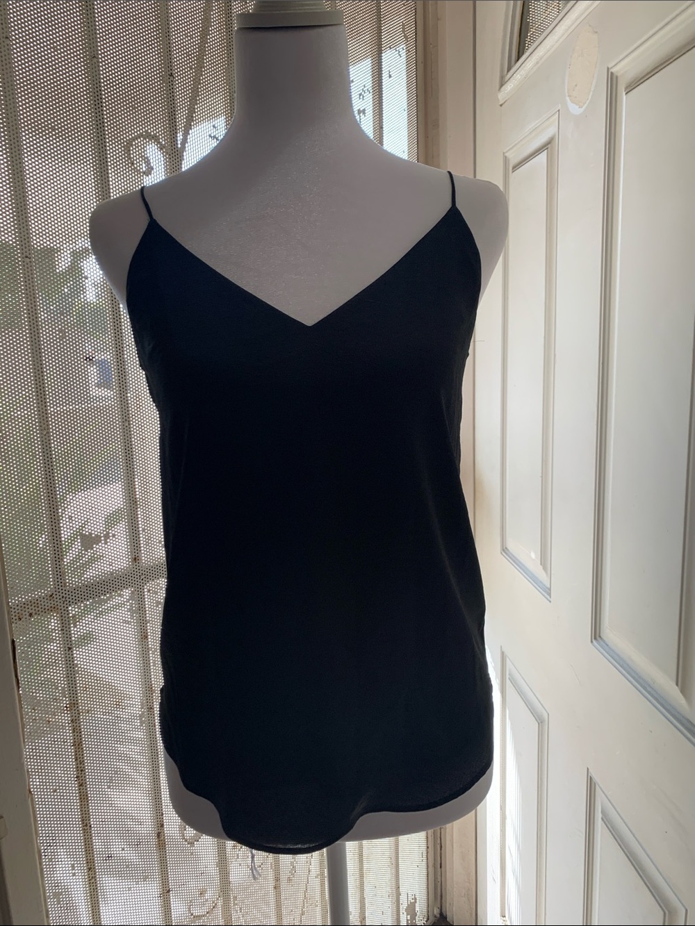 Express Black V-Neck Spaghetti-Strap Camisole